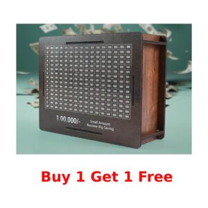 Wooden Money / Piggy Bank, Money Box (2 Pc )